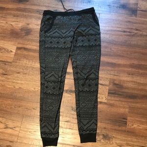 Aztec Print Charlotte Russe Joggers